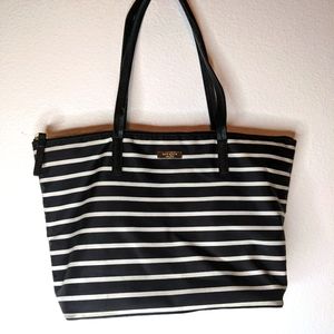 Kate Spade black and white striped handbag p436